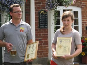 Presentation to Flowerpots Brewery - David Mackie and Catherine Bate