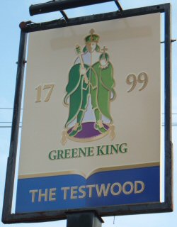 Greene King pub sign