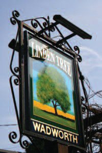 Linden Tree pub sign