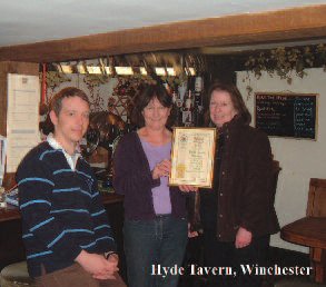 Hyde Tavern award