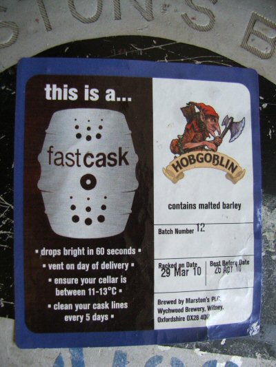 Fast Cask label