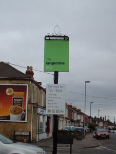 Co-op pub sign