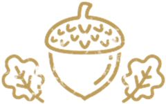 fallen acorn logo