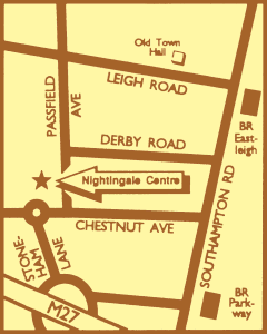 Eastleigh Beer Festival 1995 map