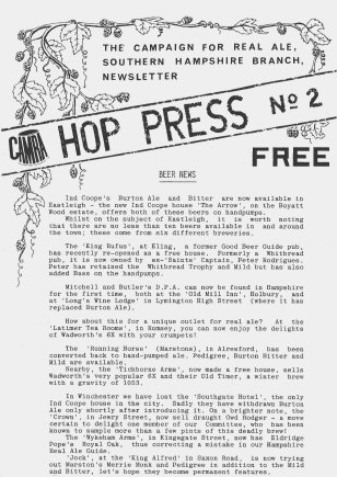 Hop Press Issue 0 front cover