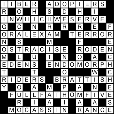 Crossword Answers