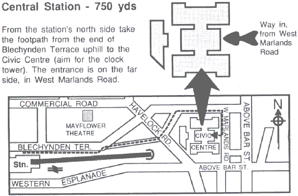 Map - how to get to the beer festival